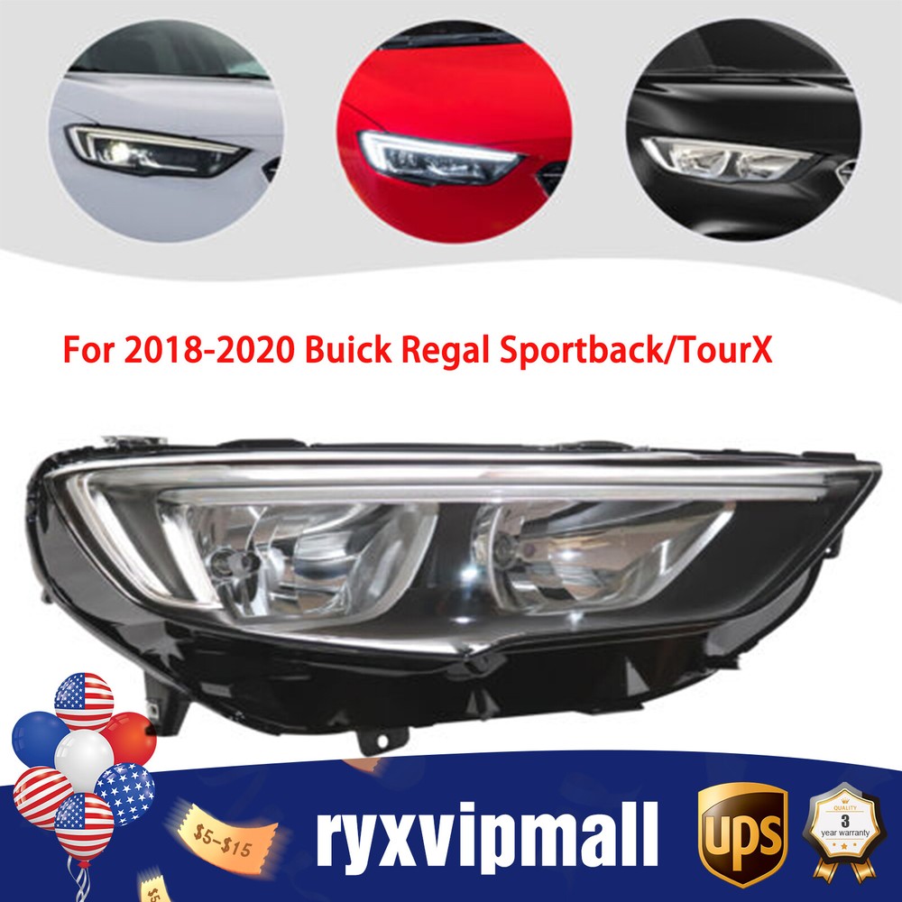 RIGHT SIDE LAMP OE#39209175 FOR 2018 19 20 BUICK REGAL SPORTBACK/TOURX HEADLIGHT