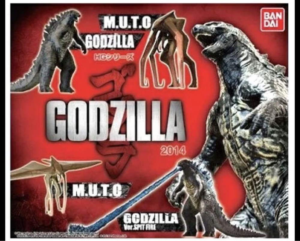 Gacha HG Series Godzilla 2014 Muto Female 2 Variant Action Figures