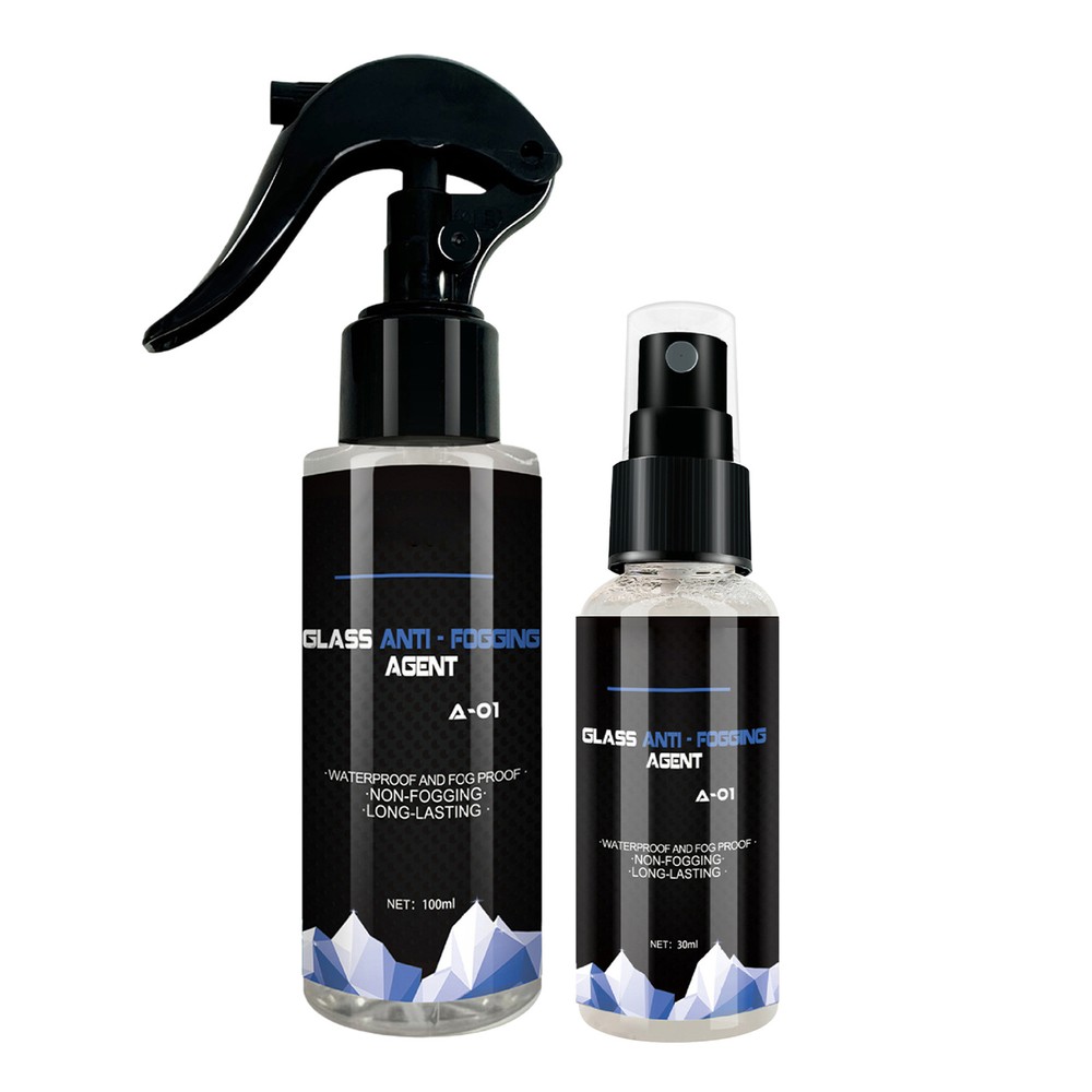 Car Defogger Spray Windshield Defogger and Cleaner 30ml/100ml Antifogging