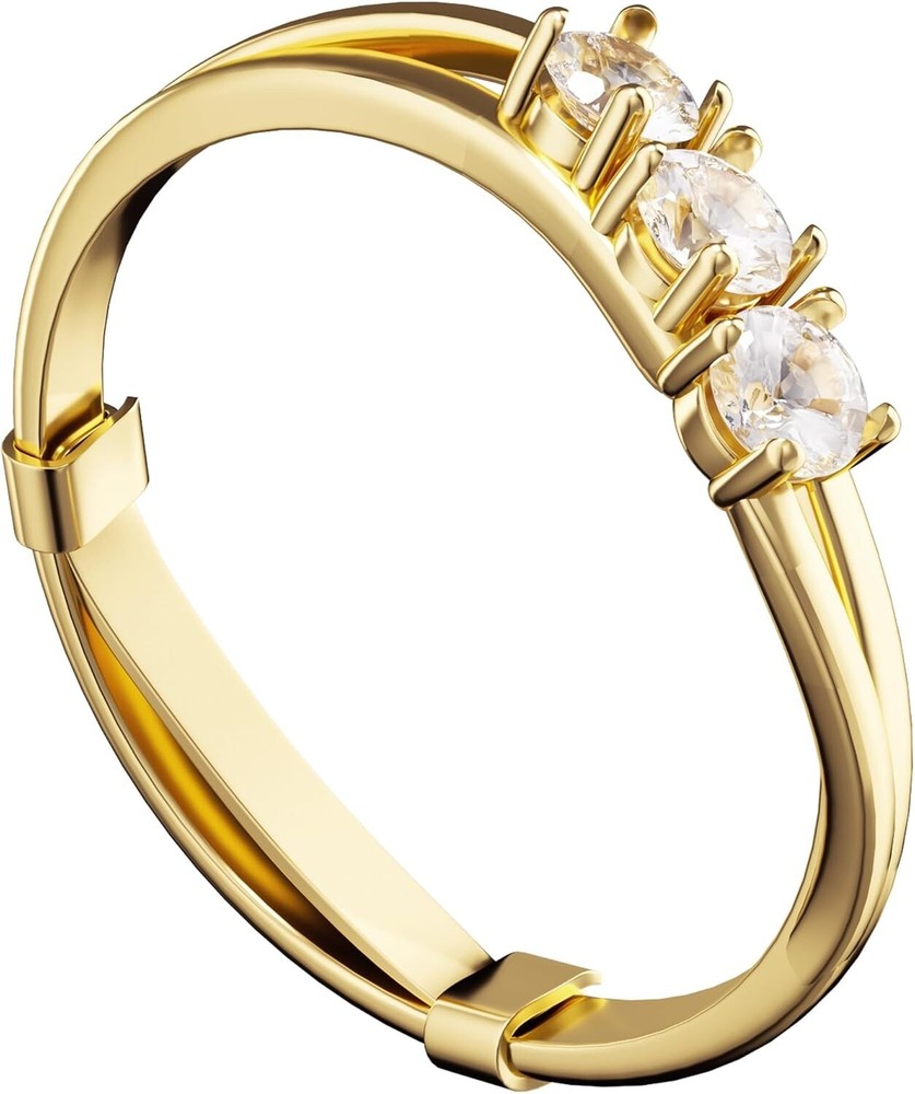 Invisible Gold Ring Guard Set to Adjust Loose Rings Securely