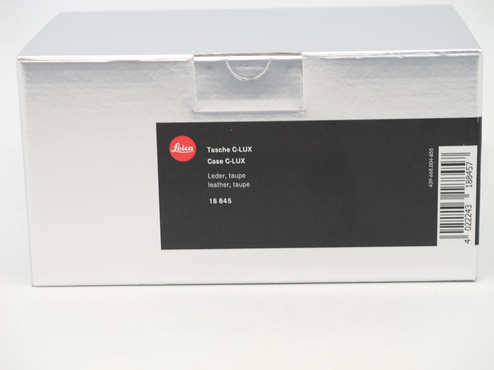 (open box new unit) Leica C-Lux Leather Case (Taupe) 18845