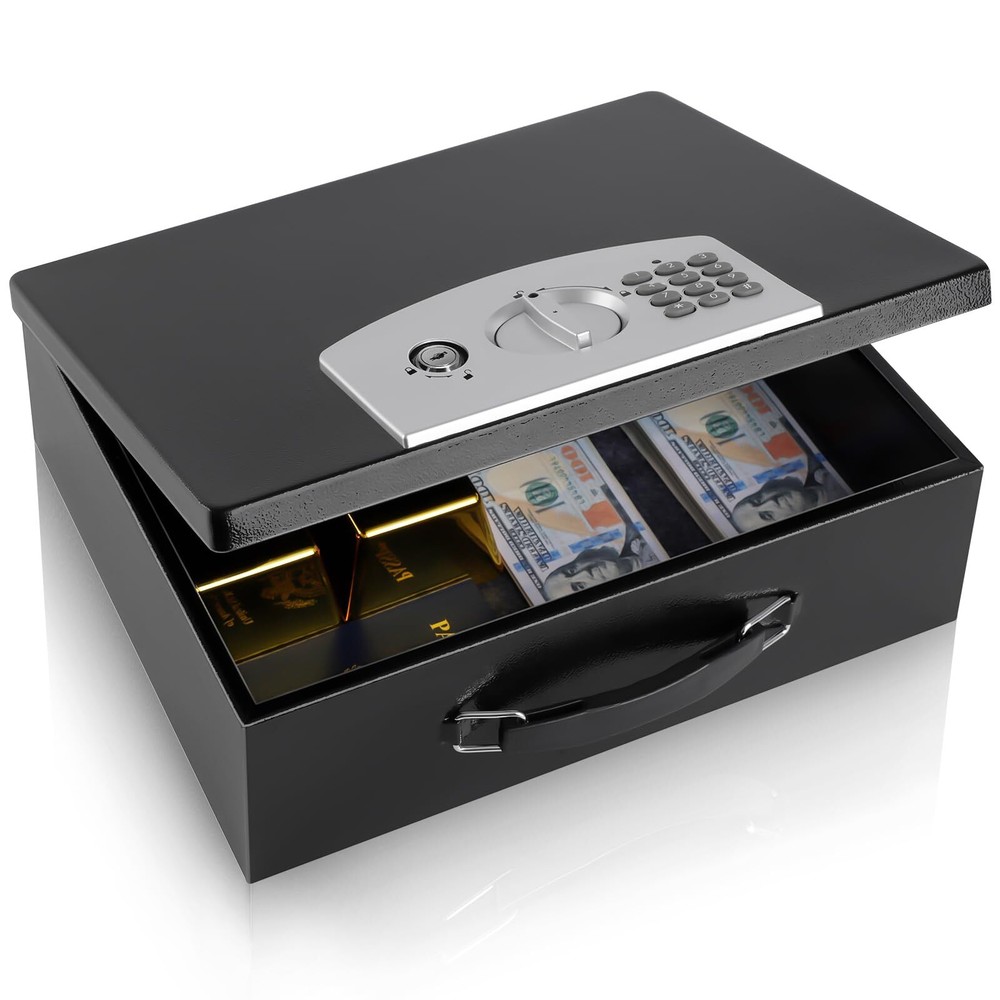 Fireproof Safe Box with Digital Lock for Home Office Car Storage