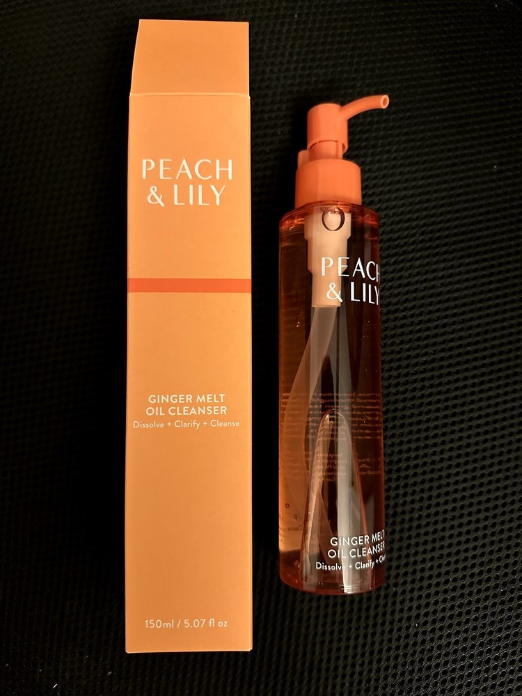Peach And Lily Ginger Melt Oil Cleanser-5.07 oz full size NEW -box slight damage