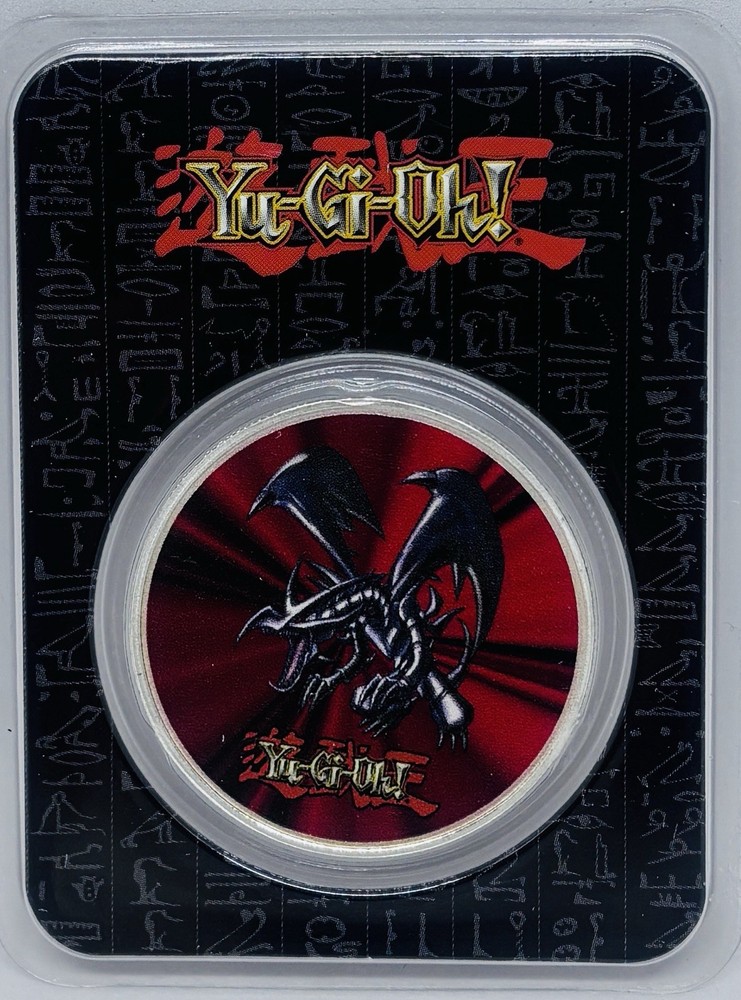 2022 Niue 1oz Silver Yu-Gi-Oh Red Eyes Black Dragon Limited Edition 3/250