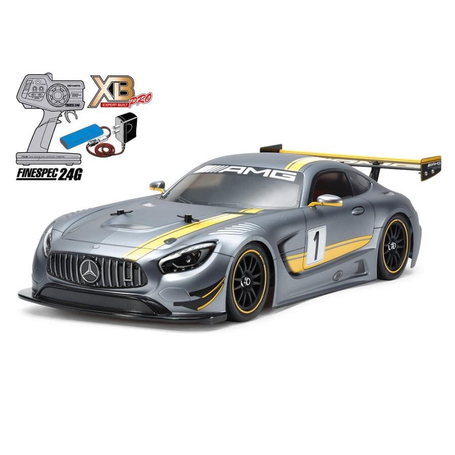 Tamiya 1/10 Electric RC Mercedes-AMG GT3 TT-02 Chassis Complete Set 57900