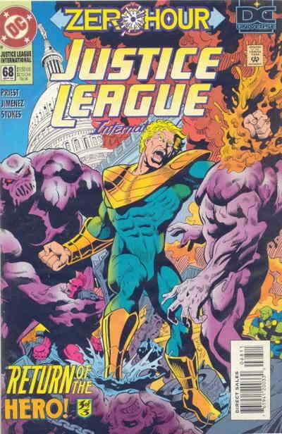 Justice League International #68 VF; DC | Last Issue Zero Hour - we combine ship