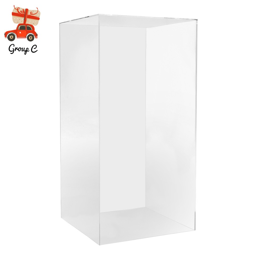 Large Clear Acrylic Display Case for Action Figures - Dustproof Collectible Showcase Box