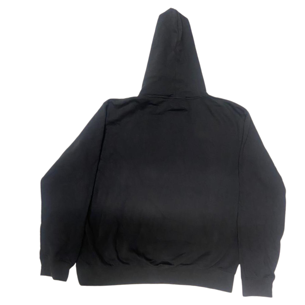 MENS BLACK HOODIE BULLDOG PRINT STYLISH I RELAX FIT I BLACK SWEATSHIRT I BUY NOW-image