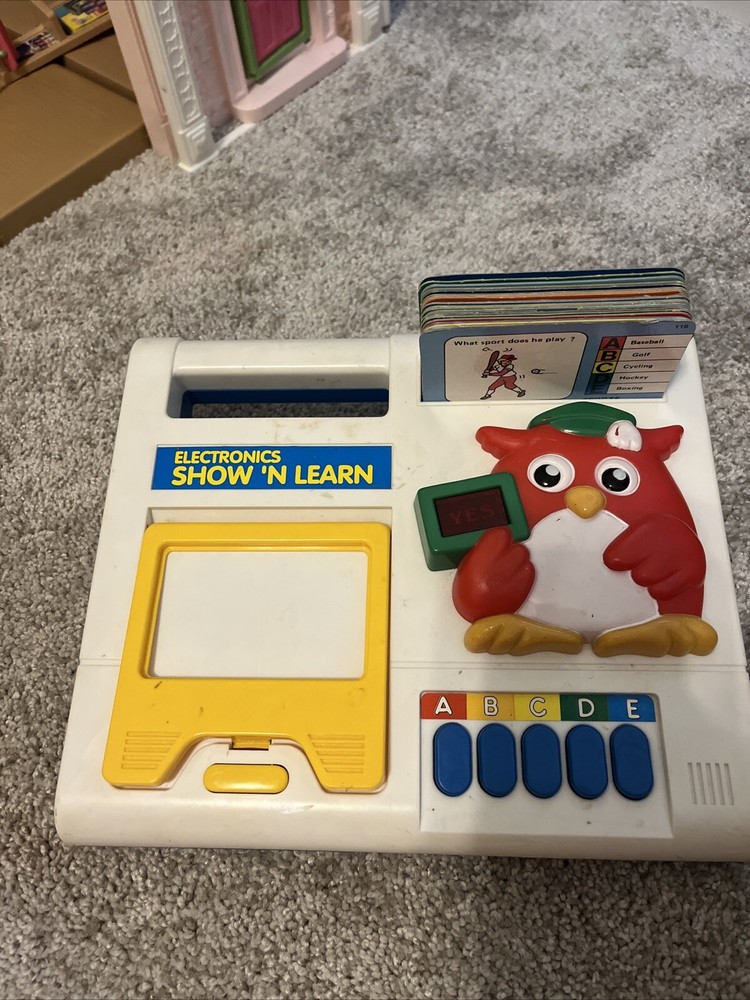 Vintage Radio Shack Electronic Show N Learn Home School Educational Toy OWL