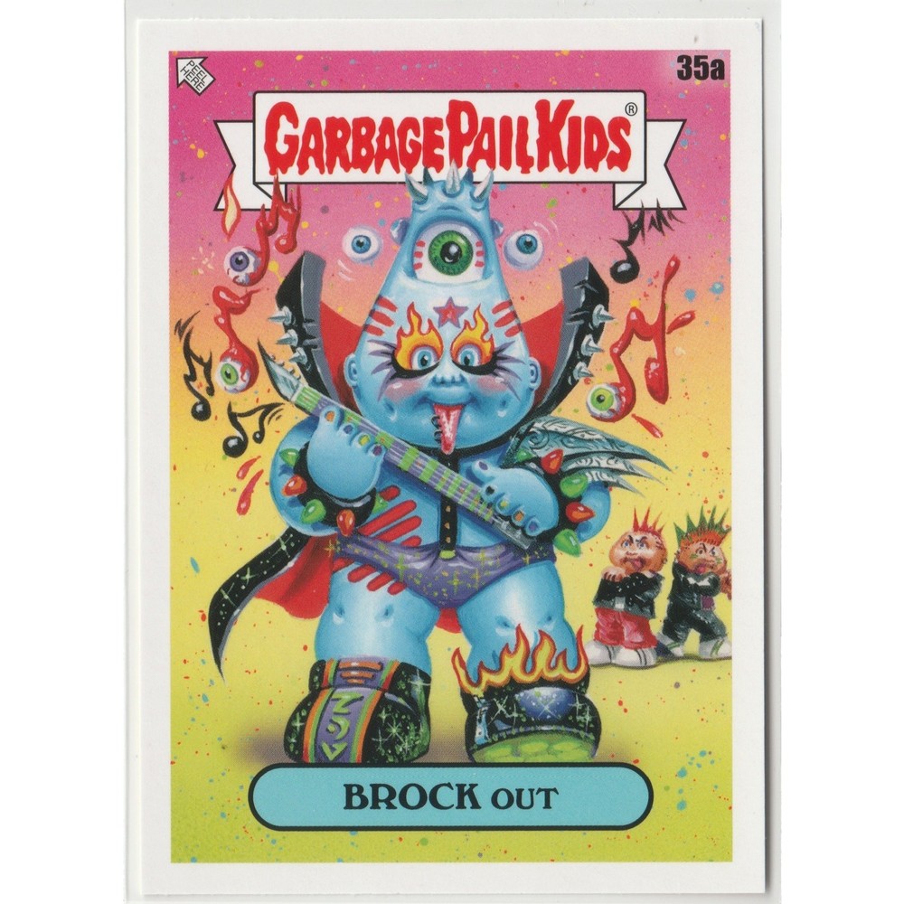 Brock Out #35a Garbage Pail Kids GPK 2020 35th Anniversary Series Trading Card