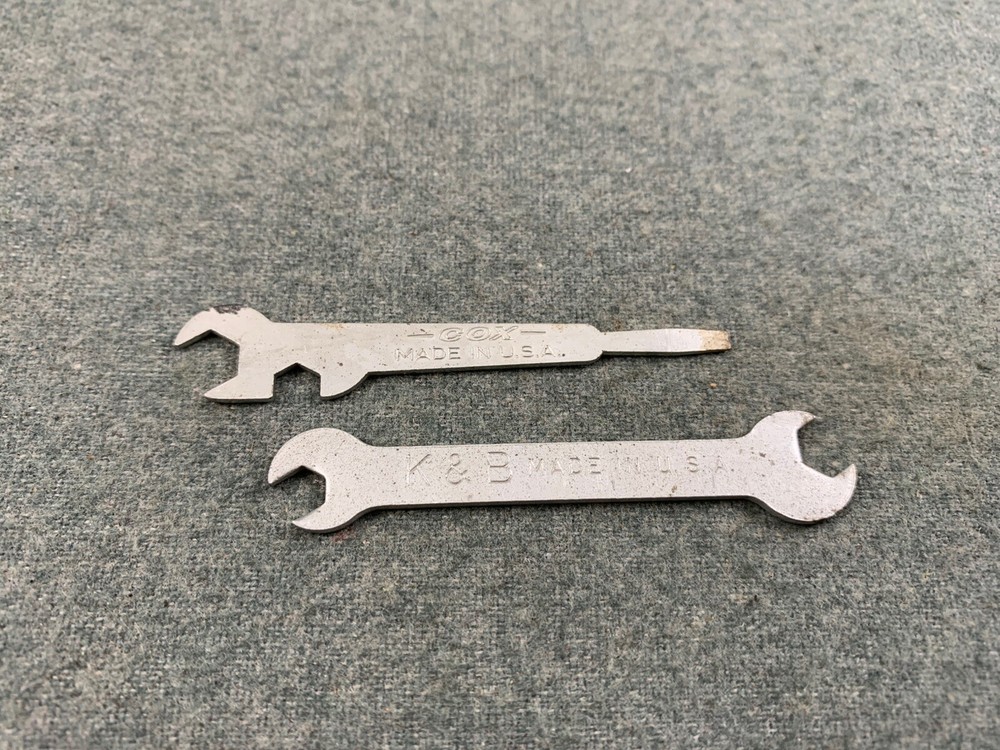 VINTAGE  K & B AND COX SLOT CAR WRENCH MADE IN USA Used