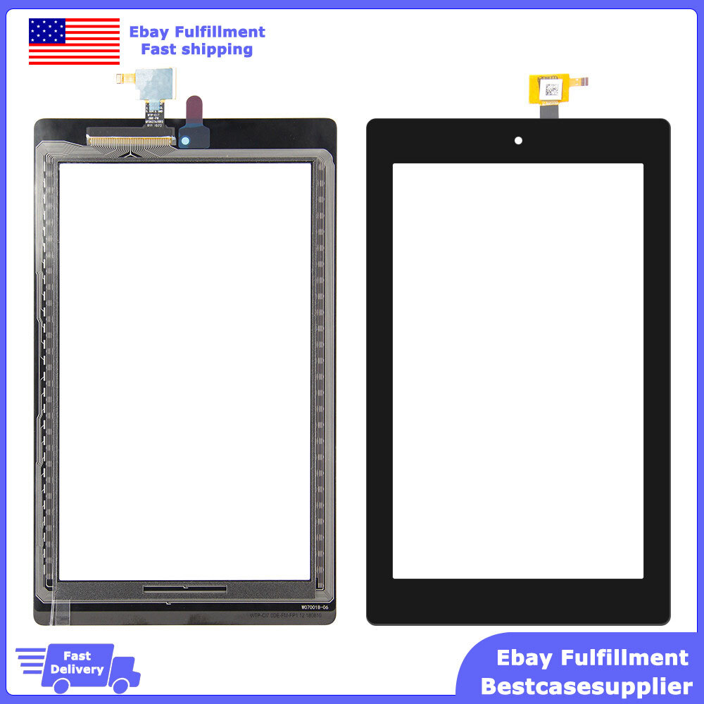 For Amazon Kindle Fire 7 9th Gen 2019 M8S26G Top Glass Touch Screen Digitizer QC
