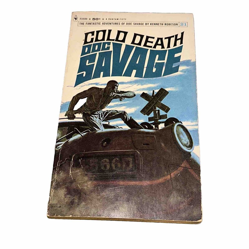 Cold Death Doc Savage #21 by Kenneth Robeson 1968 Bantam Paperback