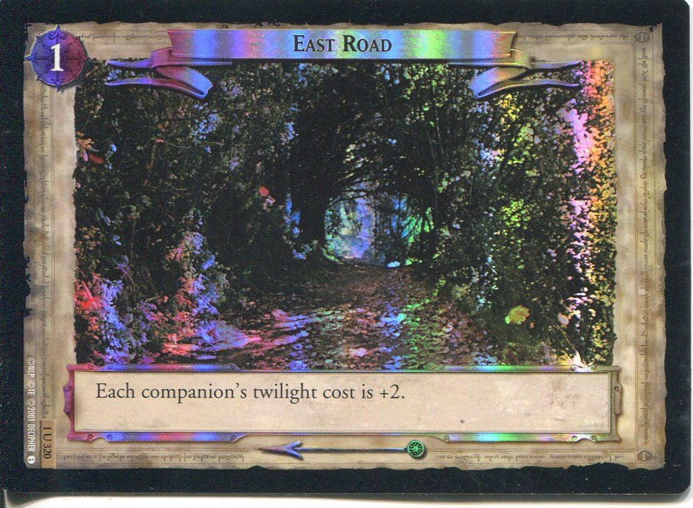 Lord Of The Rings CCG FotR Foil Card 1.U320 East Road