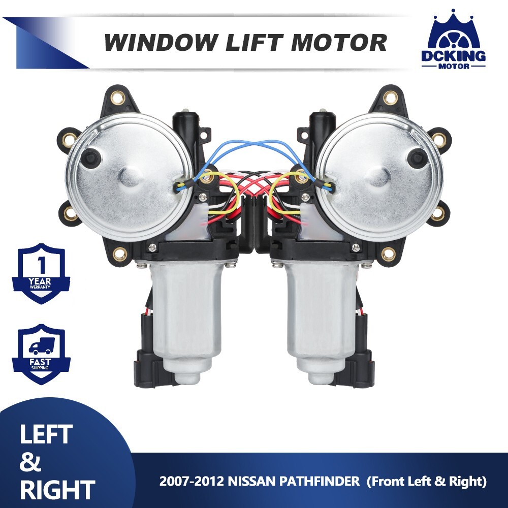 2X Window Lift Motors Fit For 2007-2012 Nissan Pathfinder Front Left And Right
