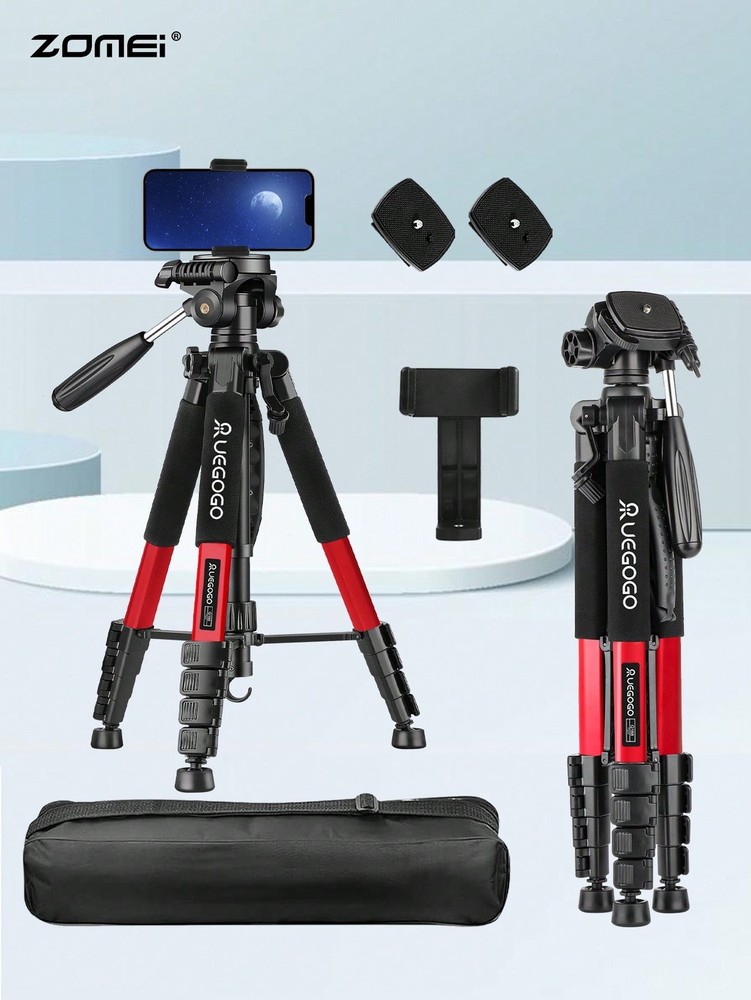 ZoMei U188 Camera Tripod, Suitable For Canon Nikon, Mobile Phone Tripod, 74 Inch