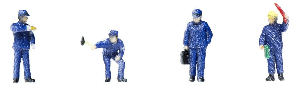 KATO N Scale SL Crew B: Ground 24-771 Diorama Accessories