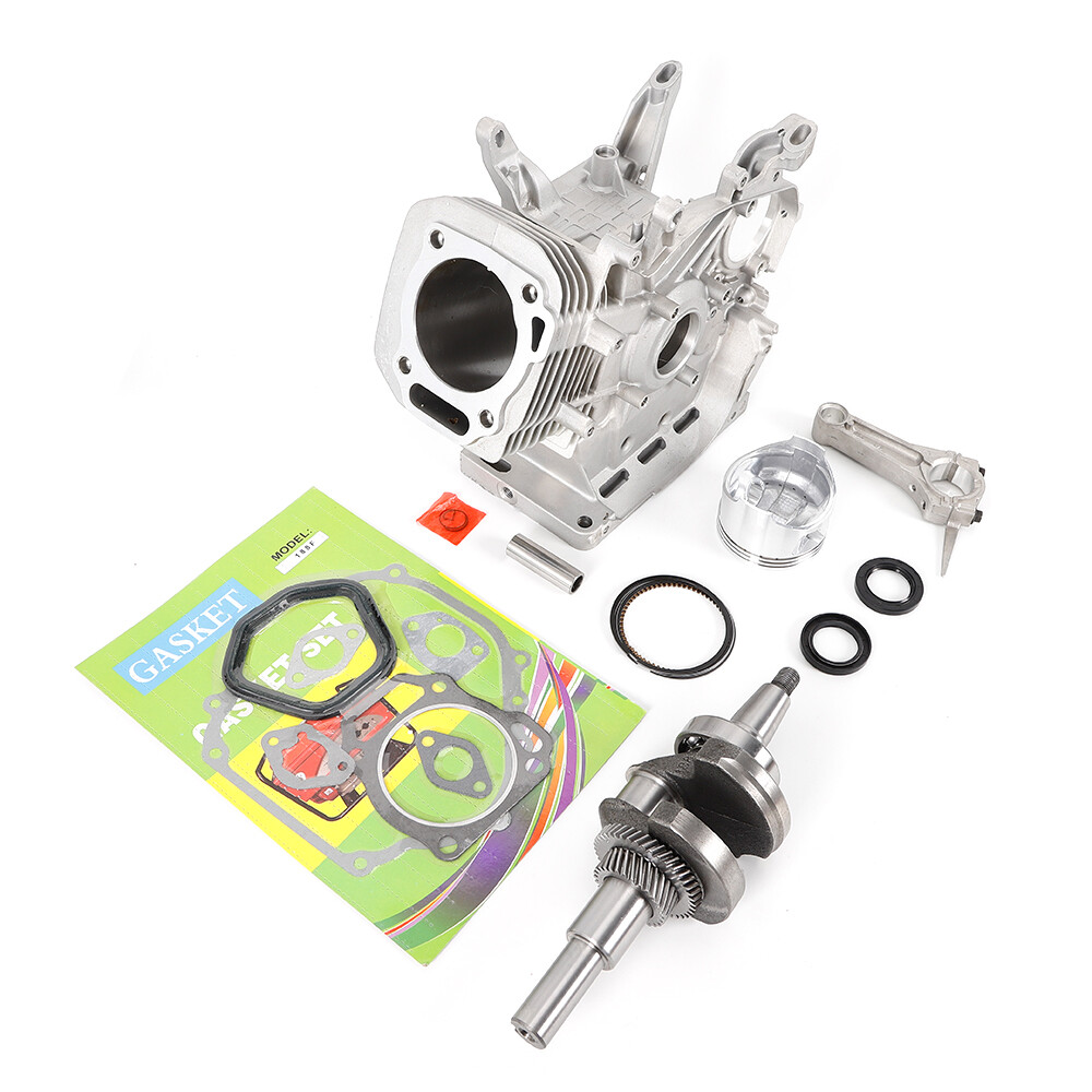Engine Block Rebuild Fits Honda GX390 13HP Connecting Rod Piston Gear Crankshaft