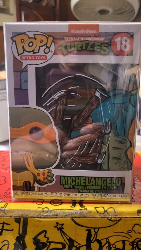 Funko Pop! Vinyl: Teenage Mutant Ninja Turtles - Michelangelo~Artwork By Meraki