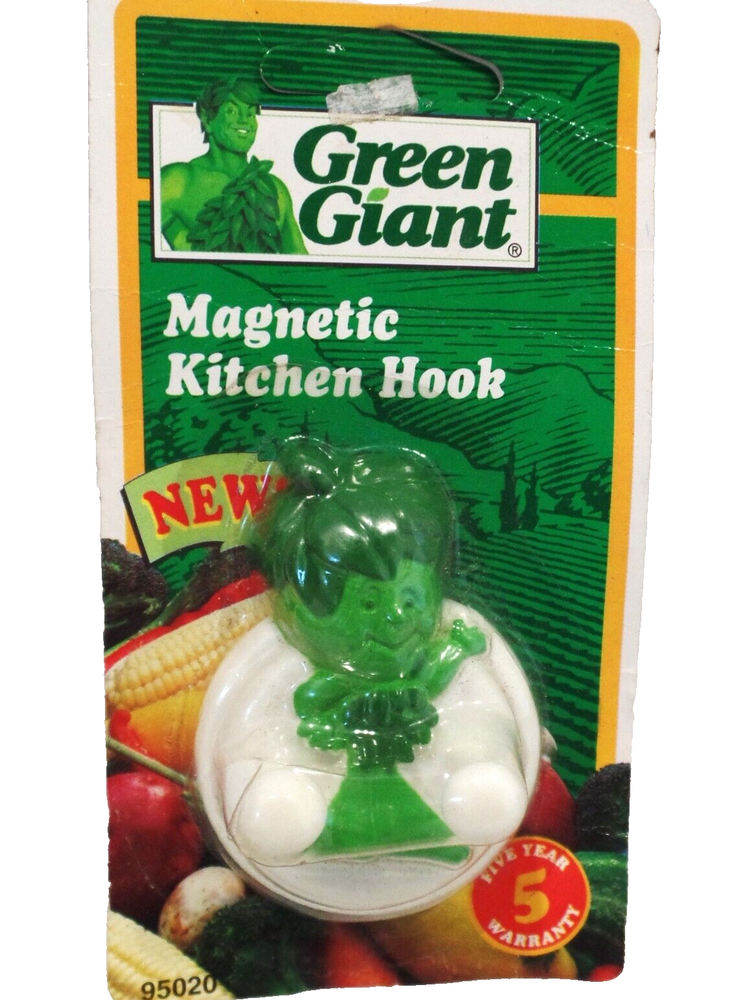 Vintage Jolly Green Giant Magnetic Little Green Sprout Kitchen Hook