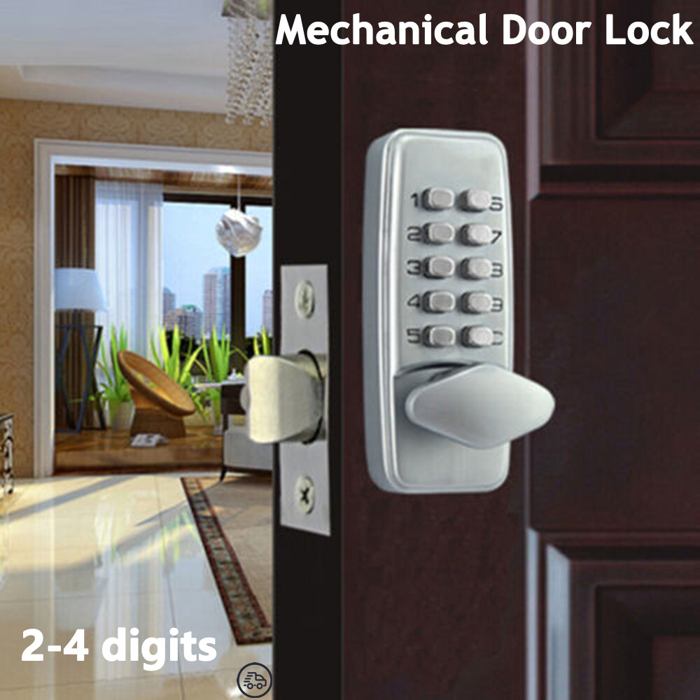 Keyless Digital Code Entry Door Lock Knob Set with Mechanical Keypad
