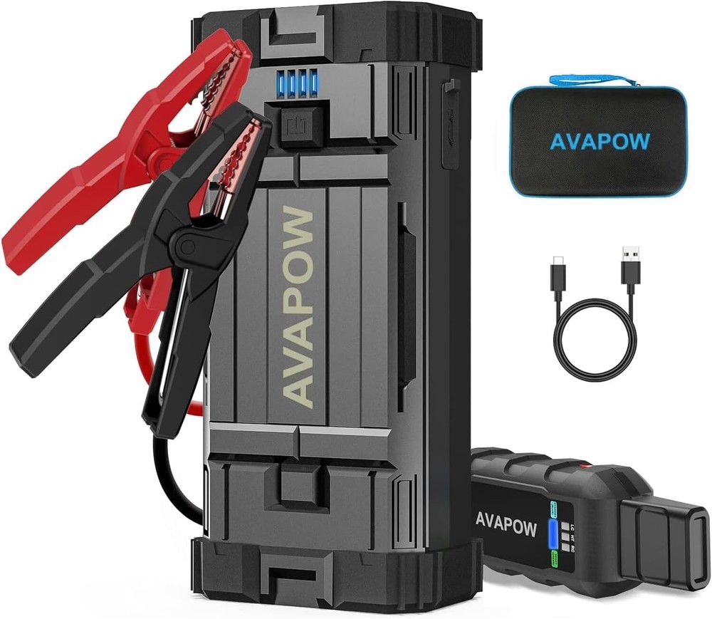AVAPOW Jump Starter 2000A Peak Portable Battery for Car with...