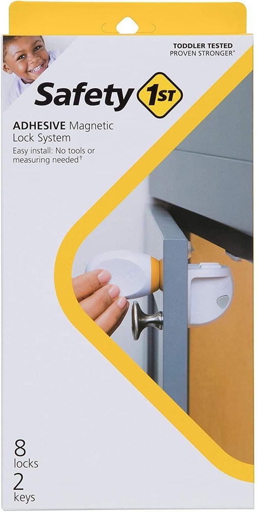 Safety 1st Adhesive Magnetic Lock System 8 Locks And 2 Keys