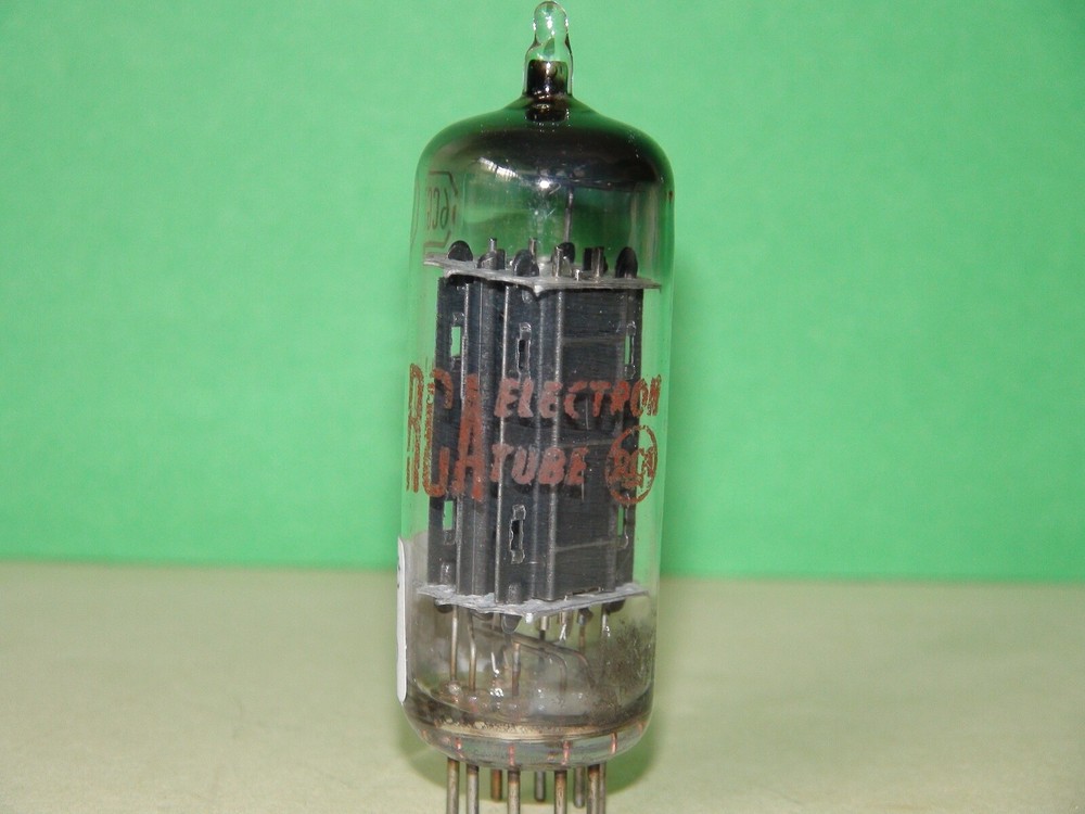 RCA 6CG7 6FQ7 SMALL D- GETTER Vacuum Tube