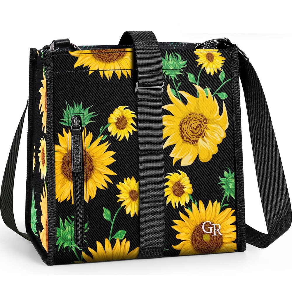 Insulated Leakproof Lunch Bag for Women - Foldable Lightweight Reusable Cooler Tote