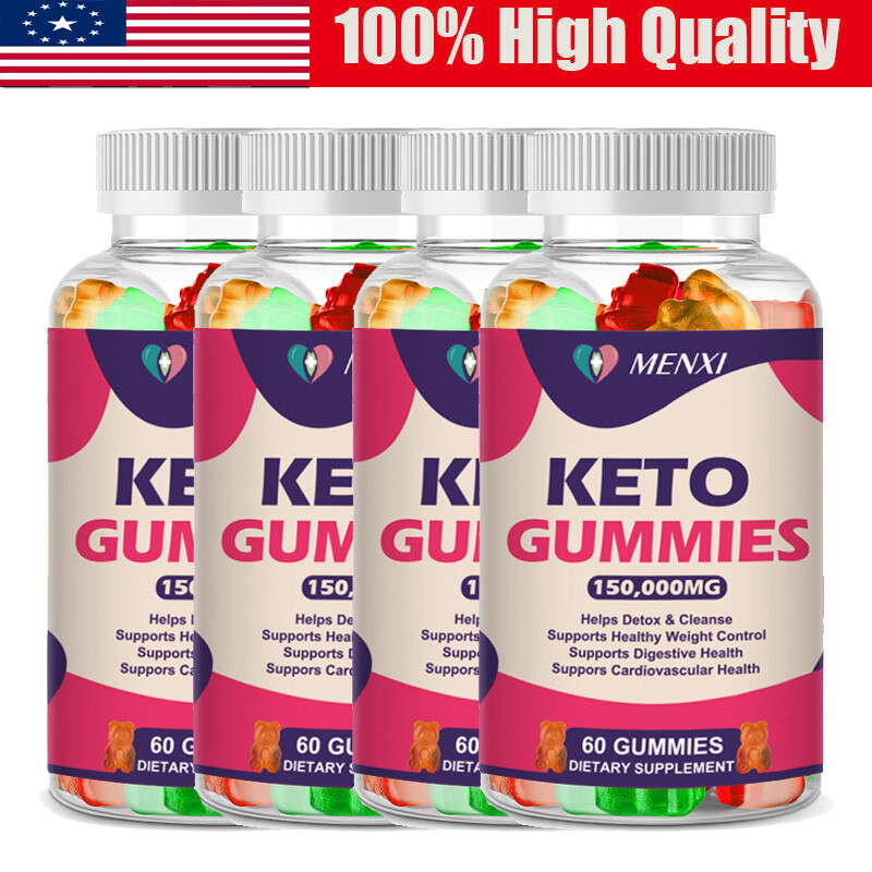 Keto ACV BHB Gummies for Fat Burn Weight Loss Detox Keto Diet Gummies (1-4Packs)