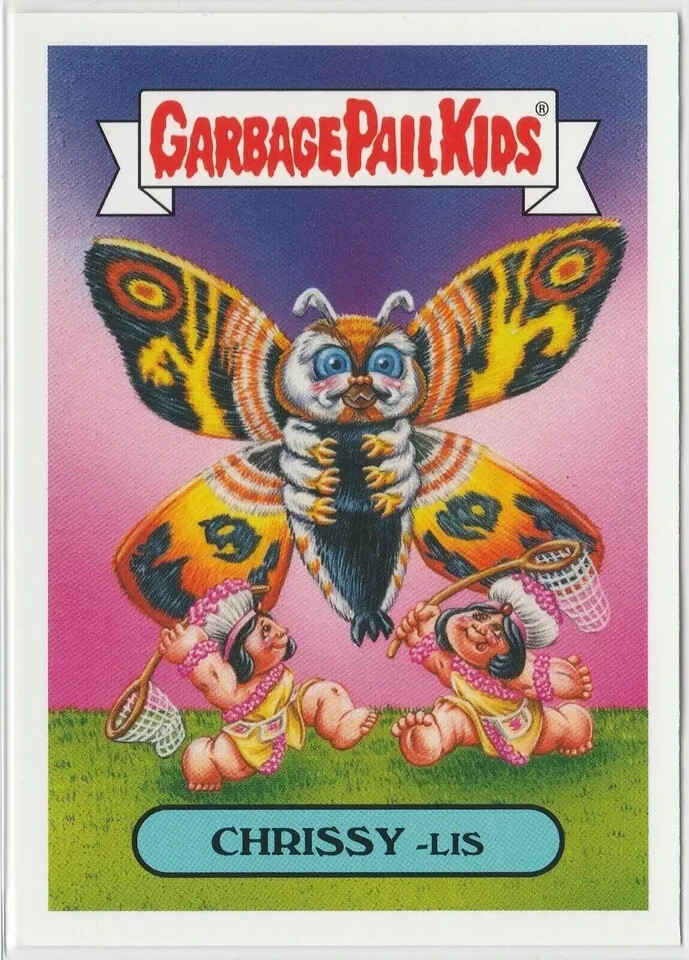 Chrissy-lis #8b Garbage Pail Kids GPK 2019 Revenge of the Oh Horror-ible Card