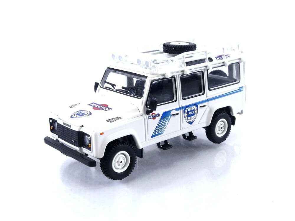 TrueScale Miniatures MINI GT 1/64 Land Rover Defender 110 Safari Martini