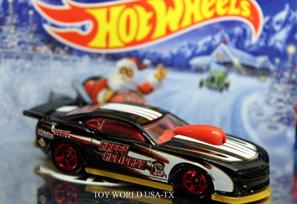2014 Hot Wheels Holiday Hot Rods #1 Wal-Mart Exclusive '10 Pro Stock Camaro