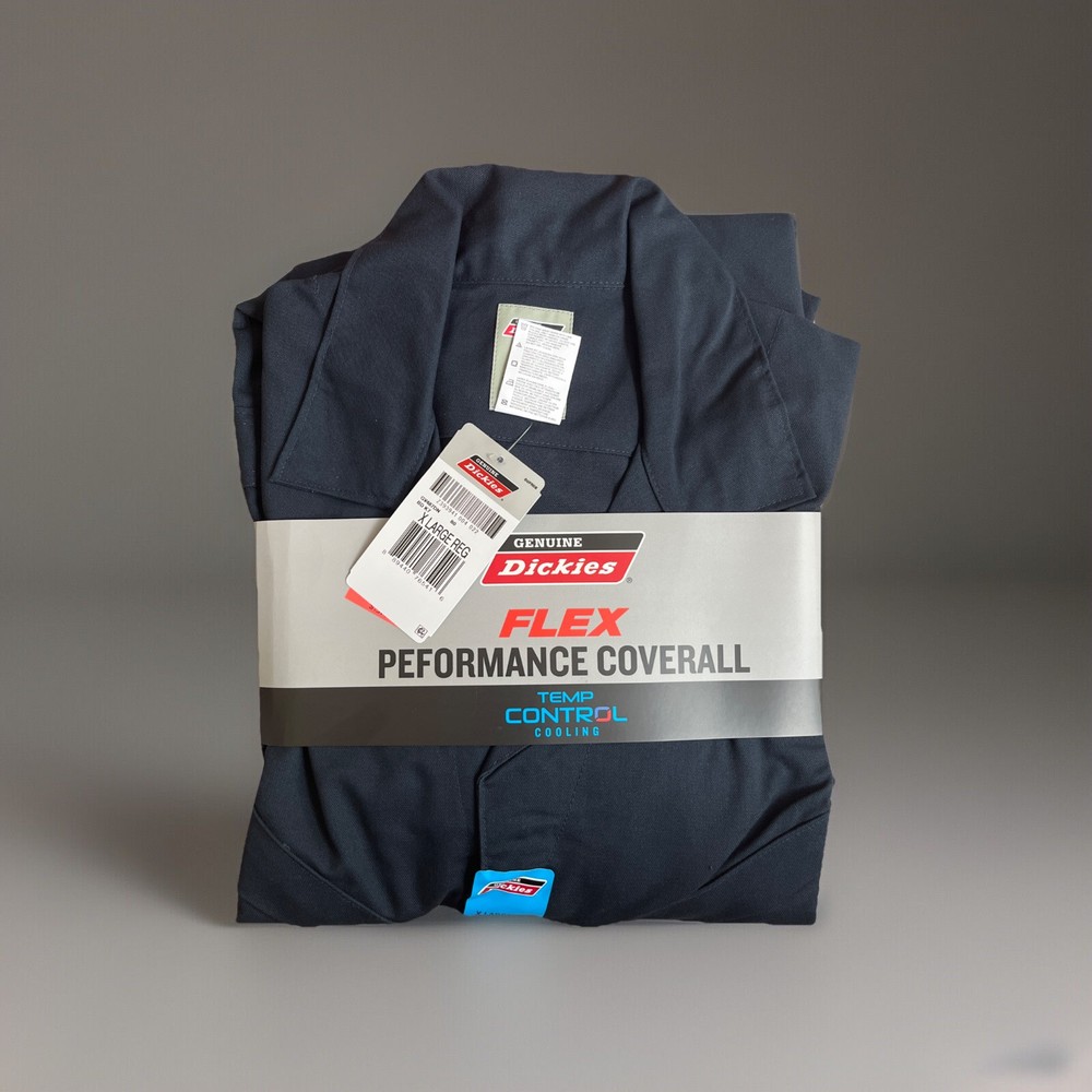 Dickies Navy Blue Temp-Control Flex X-Large Regular Coverall