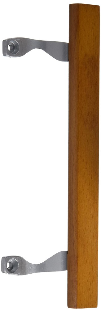 - Oak Sliding Patio Door Inside Handle Set, Wood/Aluminum Grey - Internal Sli...