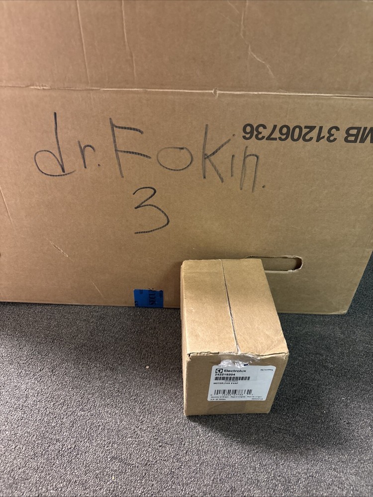 NEW “OEM” FRIGIDAIRE REFRIGERATOR EVAPORATOR FAN MOTOR #242219204