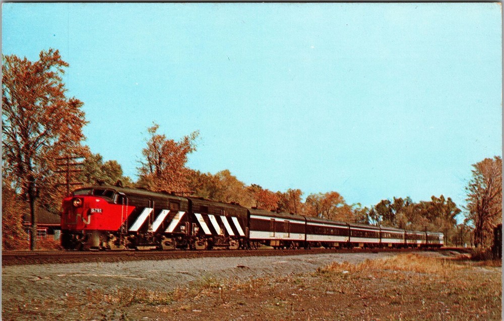 Rapido, Train, Transportation, Vintage Postcard