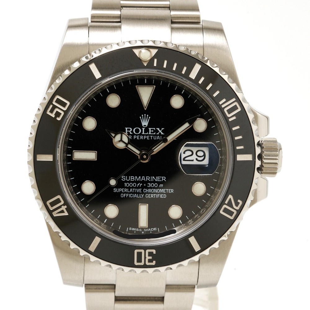 ROLEX Submariner Date 116610LN SS Black x Silver Self-winding 431129