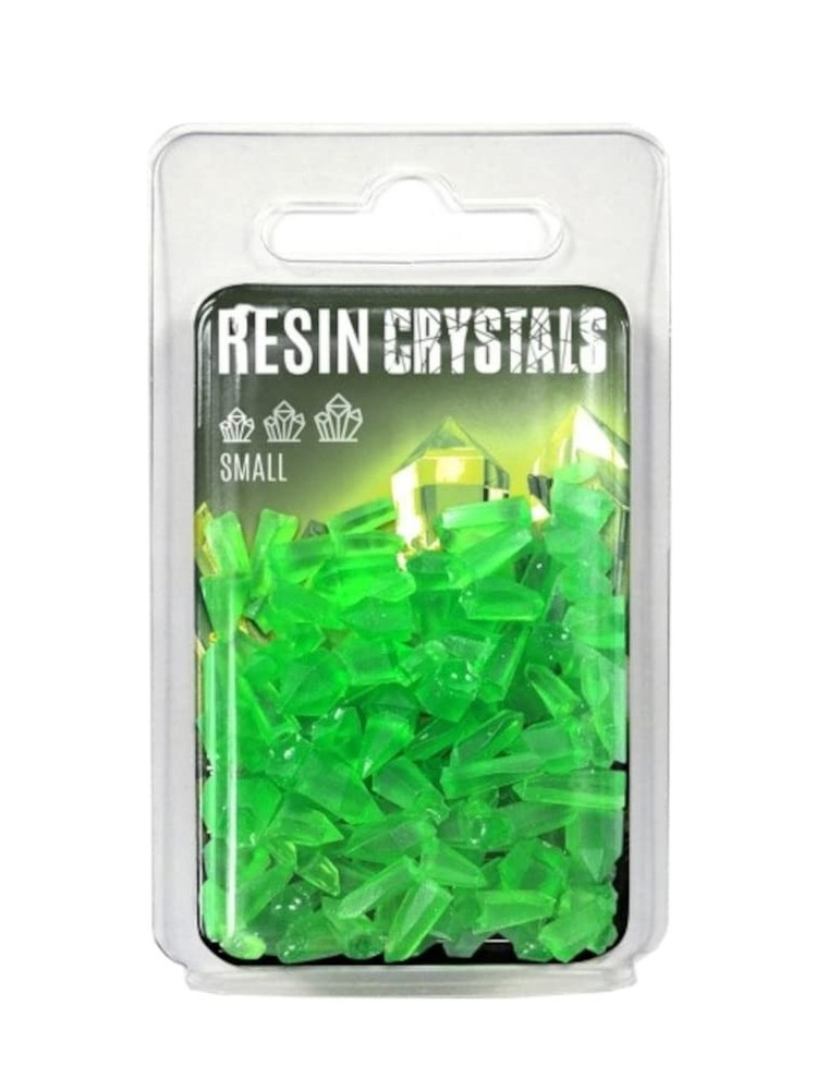 Green Staff World Clear Resin Crystal Small 100pcs Diorama Craft Material