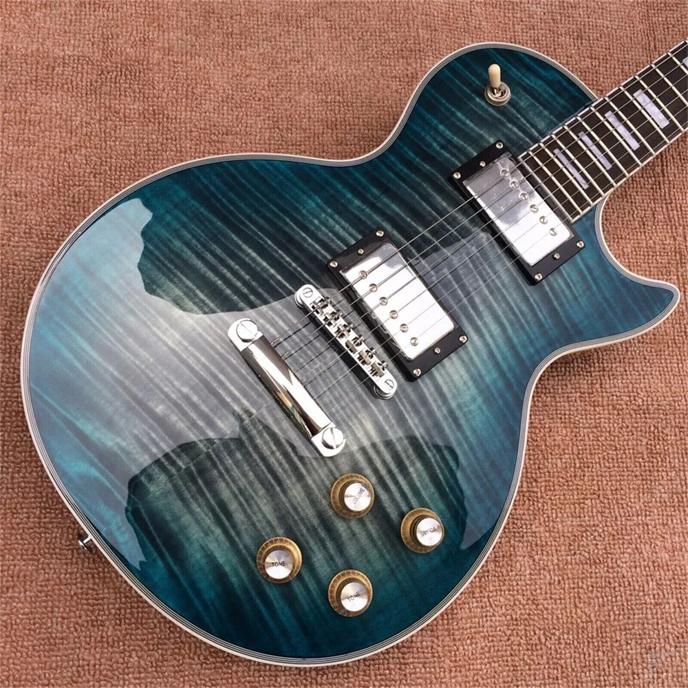 Custom Shop 6-String Electric Guitar Rosewood Fingerboard Chrome Plated Hardware