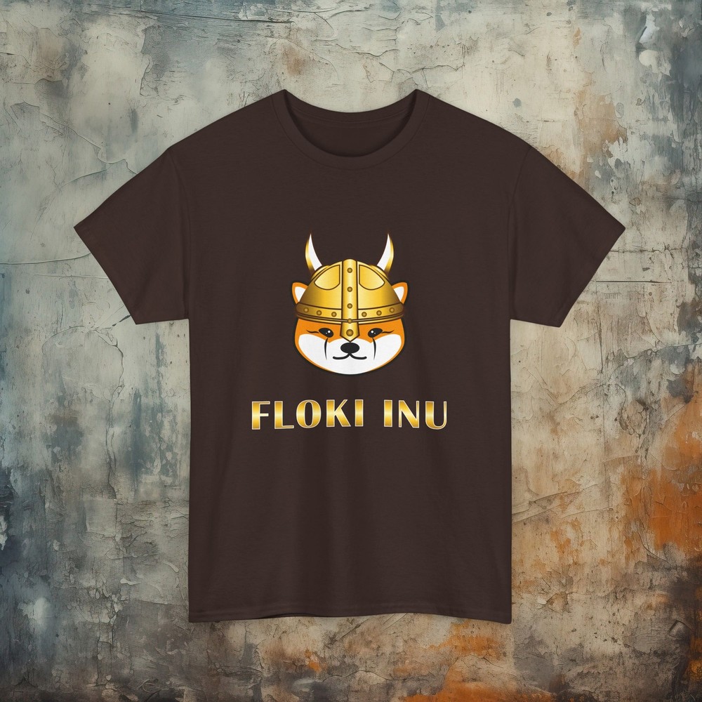 Floki Inu Crypto Themed Unisex T-Shirt for Blockchain Enthusiasts-image