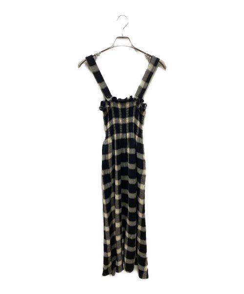 Mm6 Maison Margiela Wool Rayon Sleeveless Plaid Dress Size S