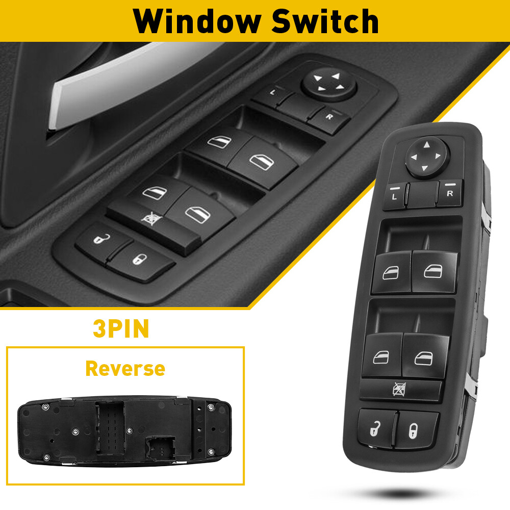 For 08-09 Dodge Grand Caravan 3.3L Left Driver Window Switch Power Master 4 door