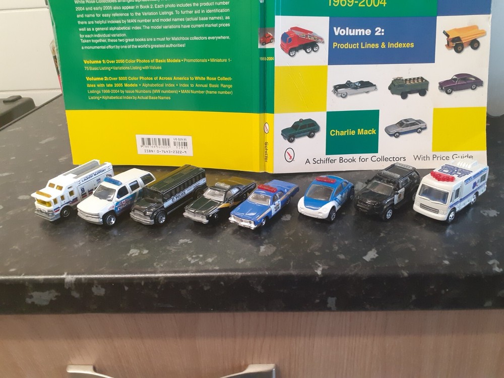 Matchbox JOB LOT x8 Police Vehicles.