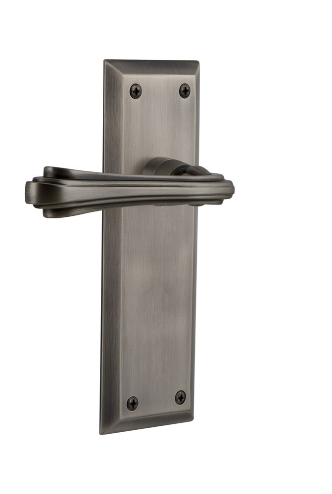 Nostalgic Warehouse NYKFLR_PRV_234_NK Fleur Privacy Door Lever