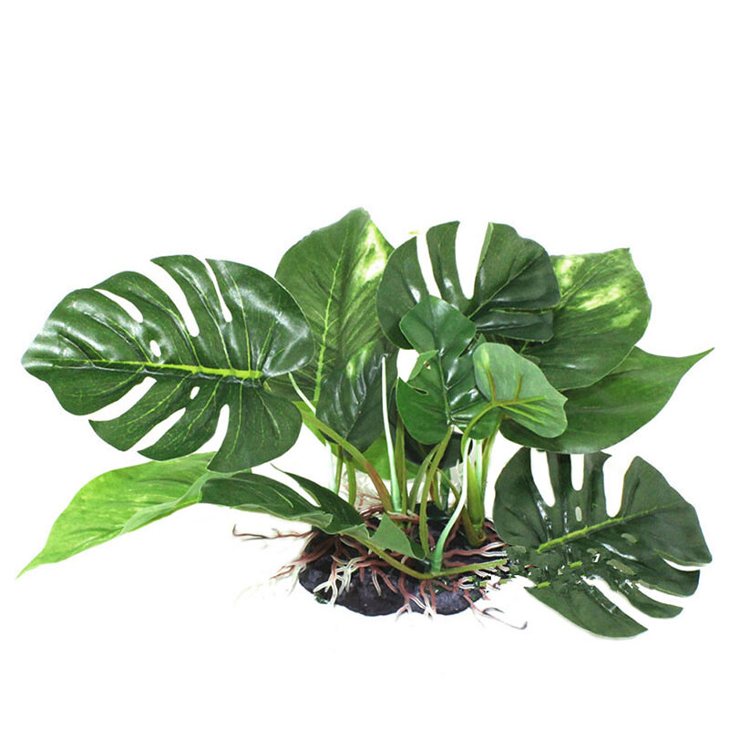 Aquarium Plants Artificial Fish for Decorations Aquatic Green Plant