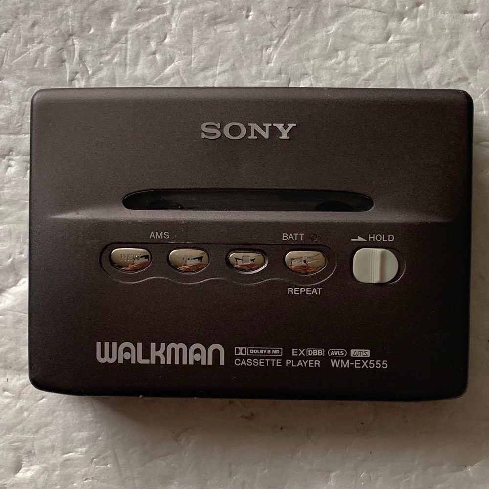 Vintage Sony Walkman WM-EX555 Portable Auto Reverse Cassette Player