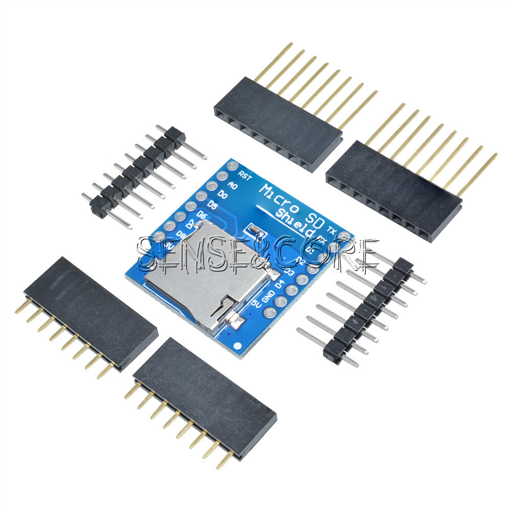 Micro SD Card Shield IoT Wireless Control for D1 Mini ESP8266 WiFi WeMos Module--image