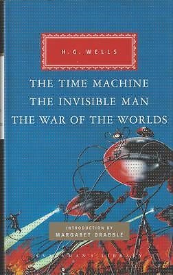 Time Machine, the Invisible Man, the War of the Worlds, Hardcover by Wells, H...