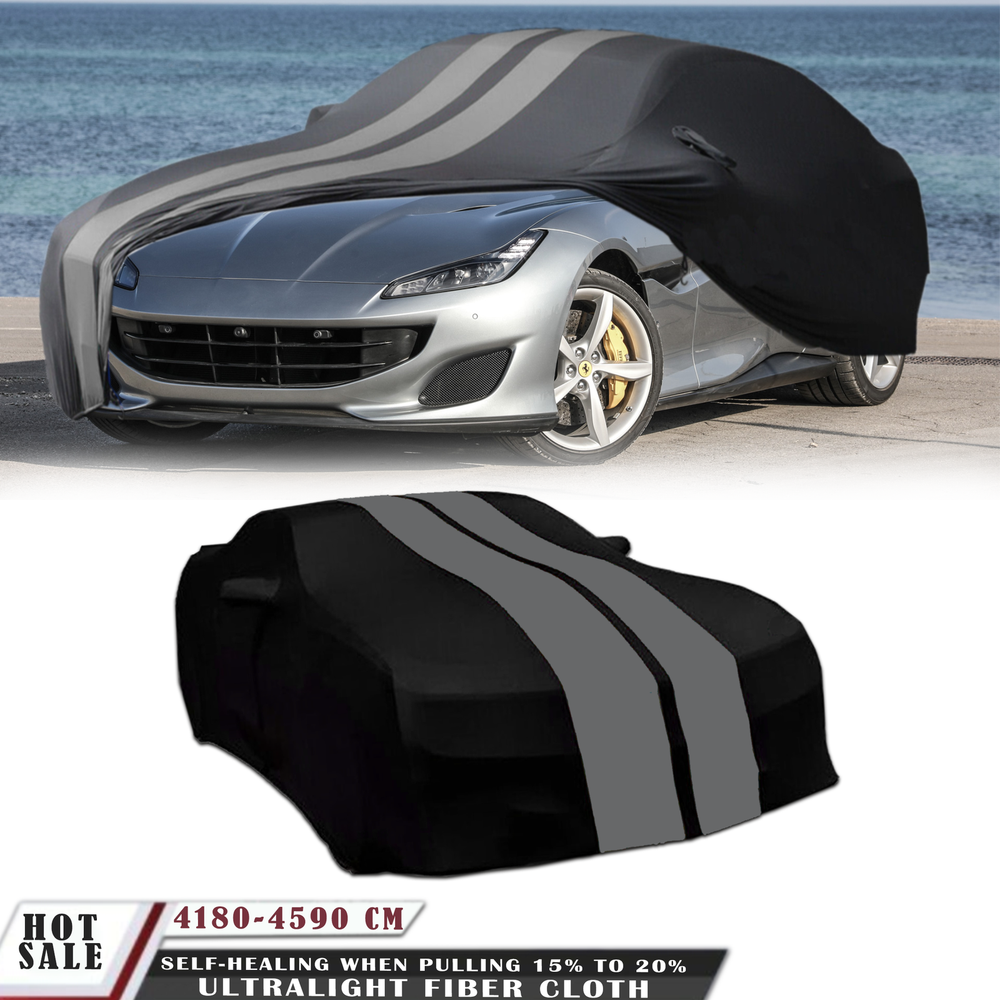 Satin Soft Stretch Indoor Car Cover for Ferrari Portofino - Dustproof & Scratch Protection